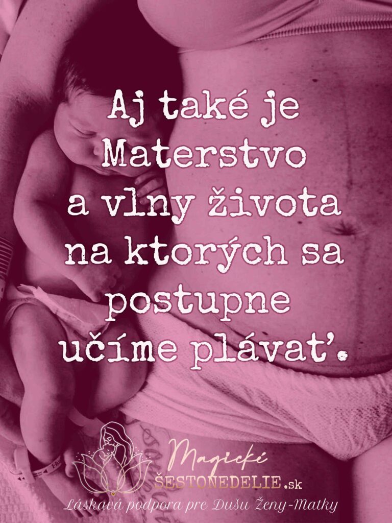 matrstvo hodene do vody magicke sestonedelie 3cast